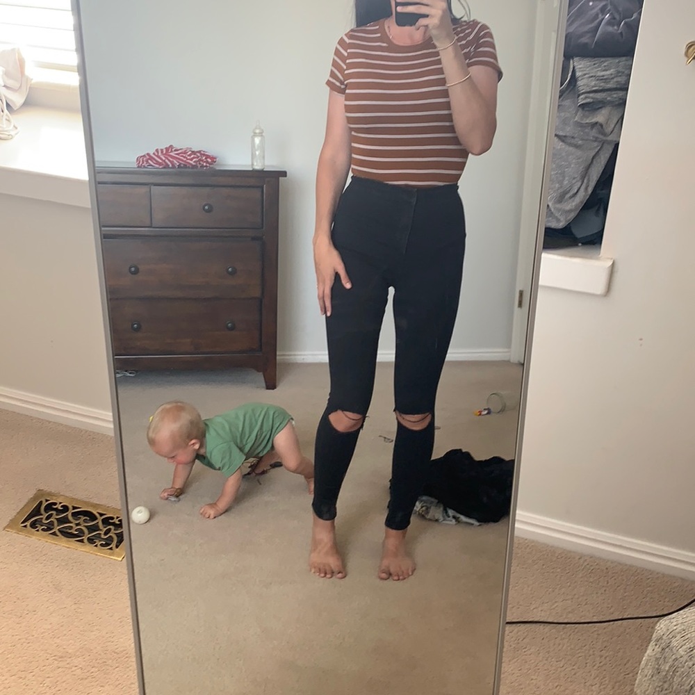 Top shop high waisted jeans